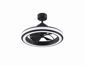 Fanimation 16" Gleam Indoor/Outdoor Fandelier Ceiling Fan with 20W LED Light and Remote Control Chandelier Fans (Fandeliers) outlet sale