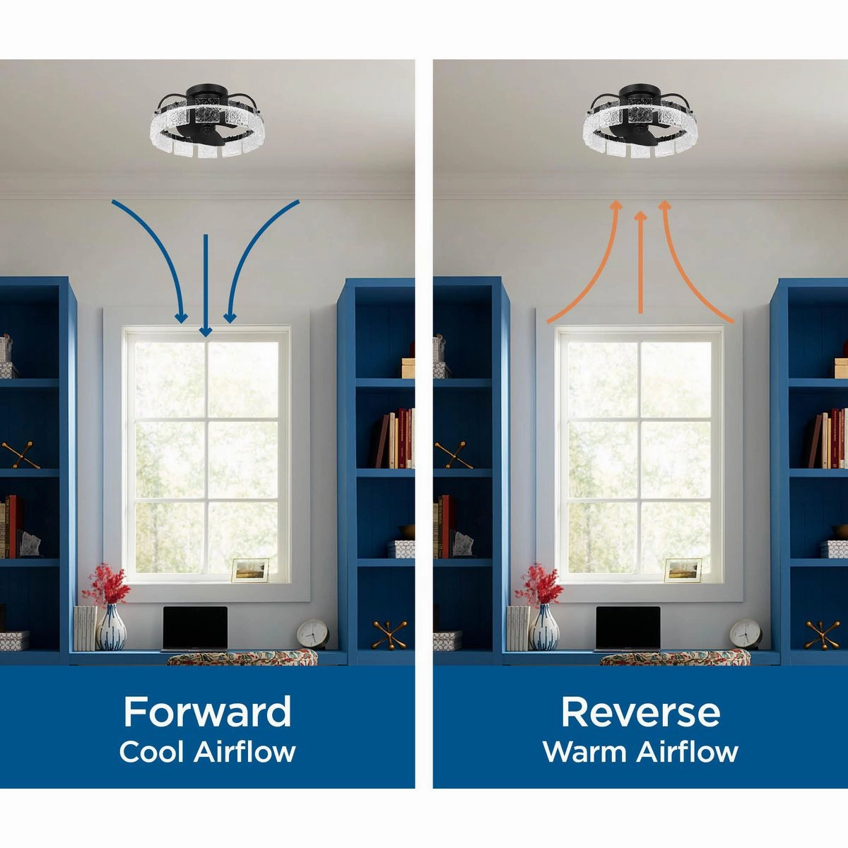 Fanin Ceiling Fan Matte Black Fandeliers at discount prices