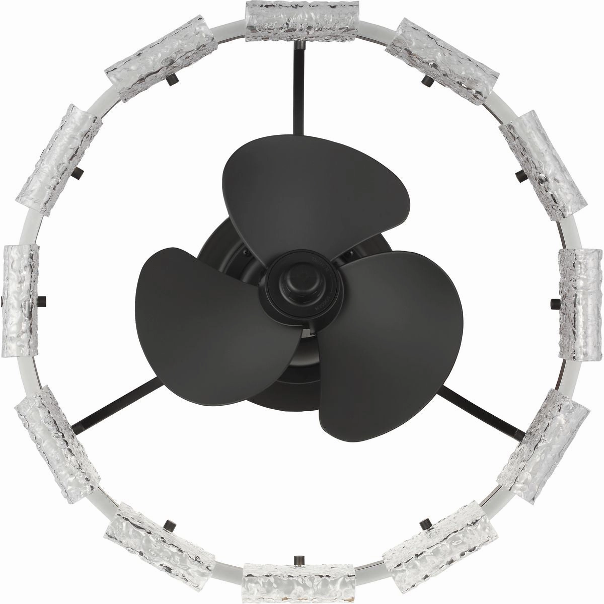 Fanin Ceiling Fan Matte Black Fandeliers at discount prices