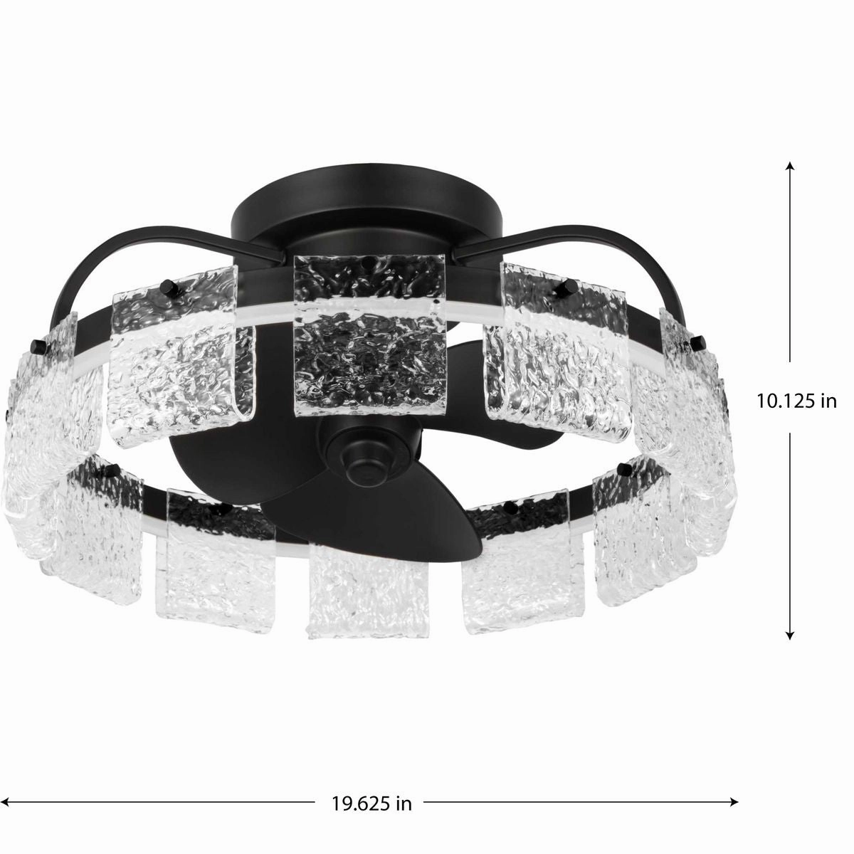 Fanin Ceiling Fan Matte Black Fandeliers at discount prices