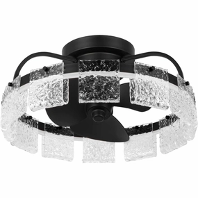 Fanin Ceiling Fan Matte Black Fandeliers FANS on sale now