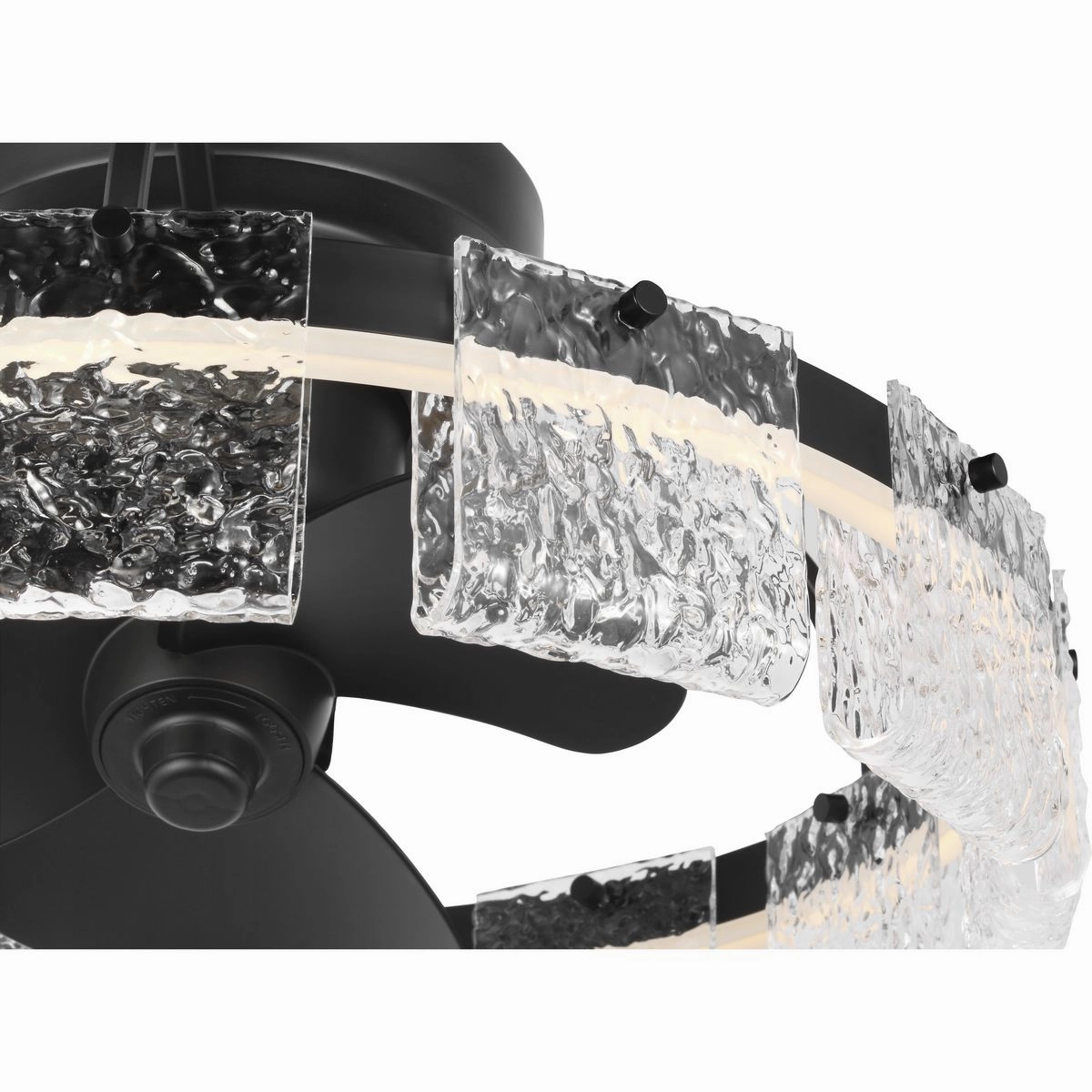 Fanin Ceiling Fan Matte Black Fandeliers at discount prices