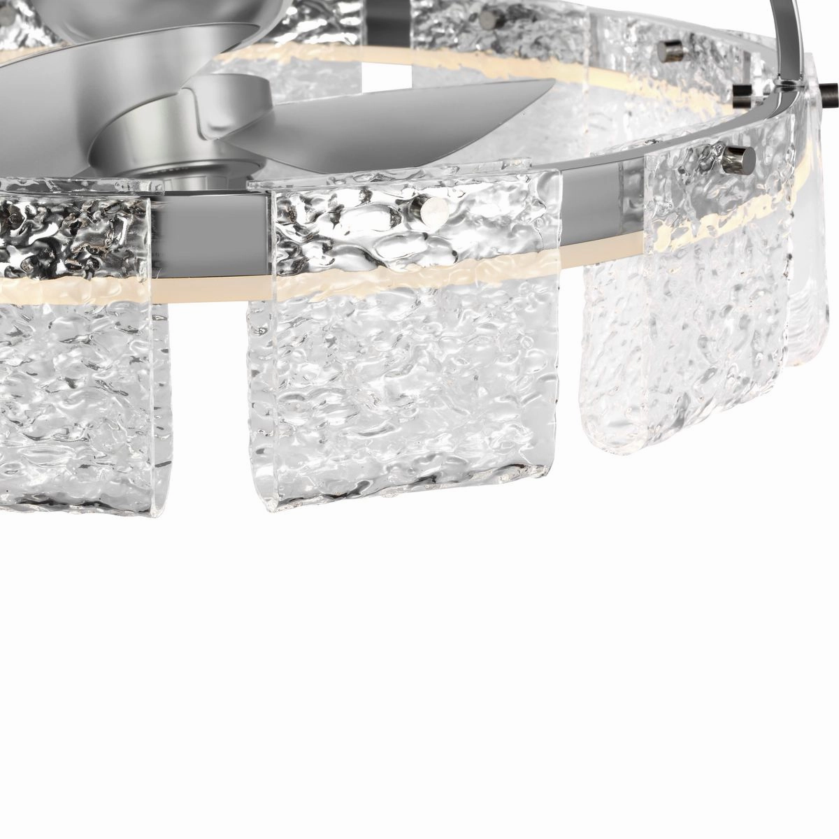 Fanin Ceiling Fan Polished Chrome Fandeliers at discount prices