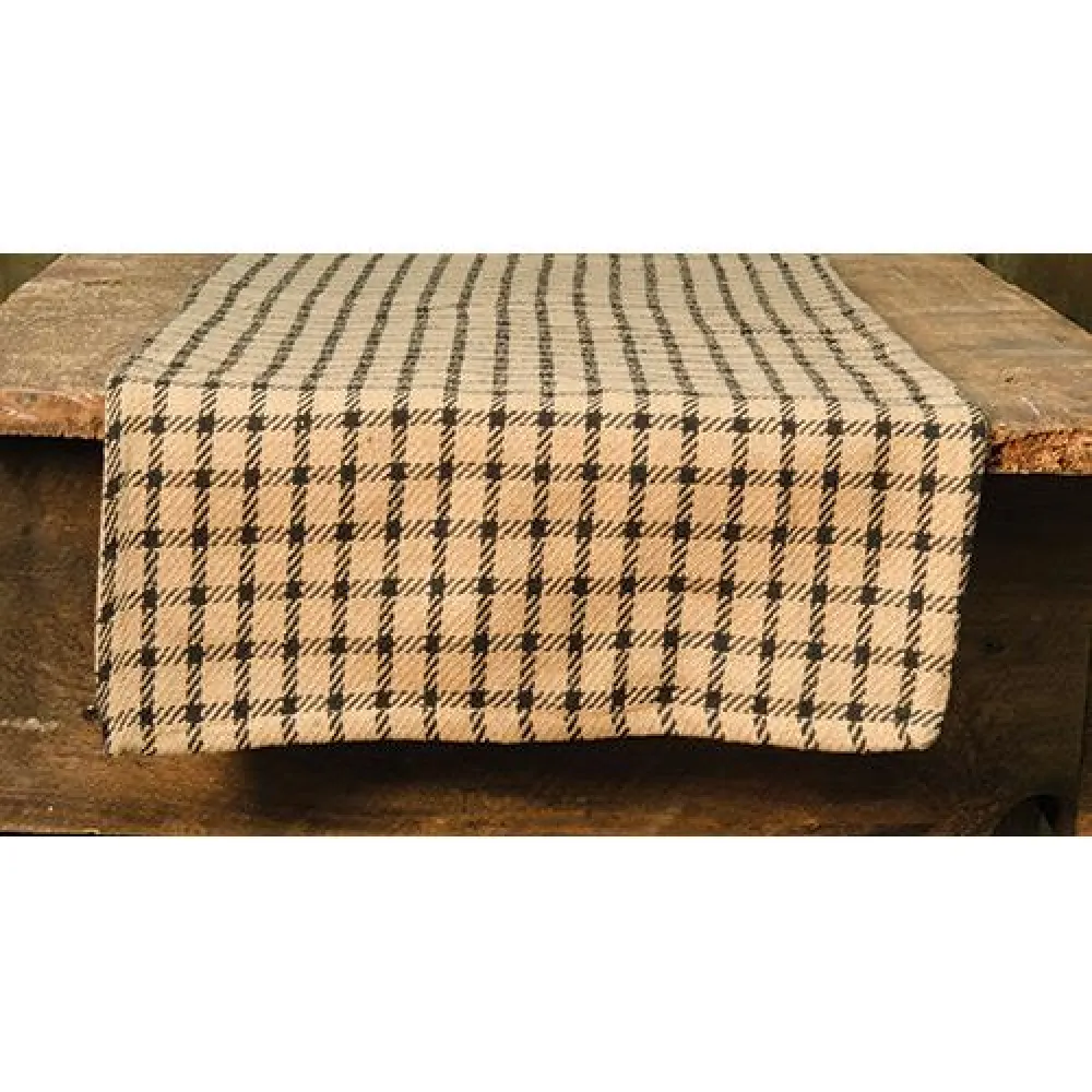 Farmhouse Check Short Runner Decorative Accessories ON SALE