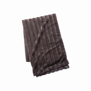Faux Addict Luxury Chinchilla Stripe Faux Fur Oversized Throw Throw Pillows cheap throw sets