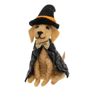 Felted Witch Dog Ornament Budget Holiday Home Finds