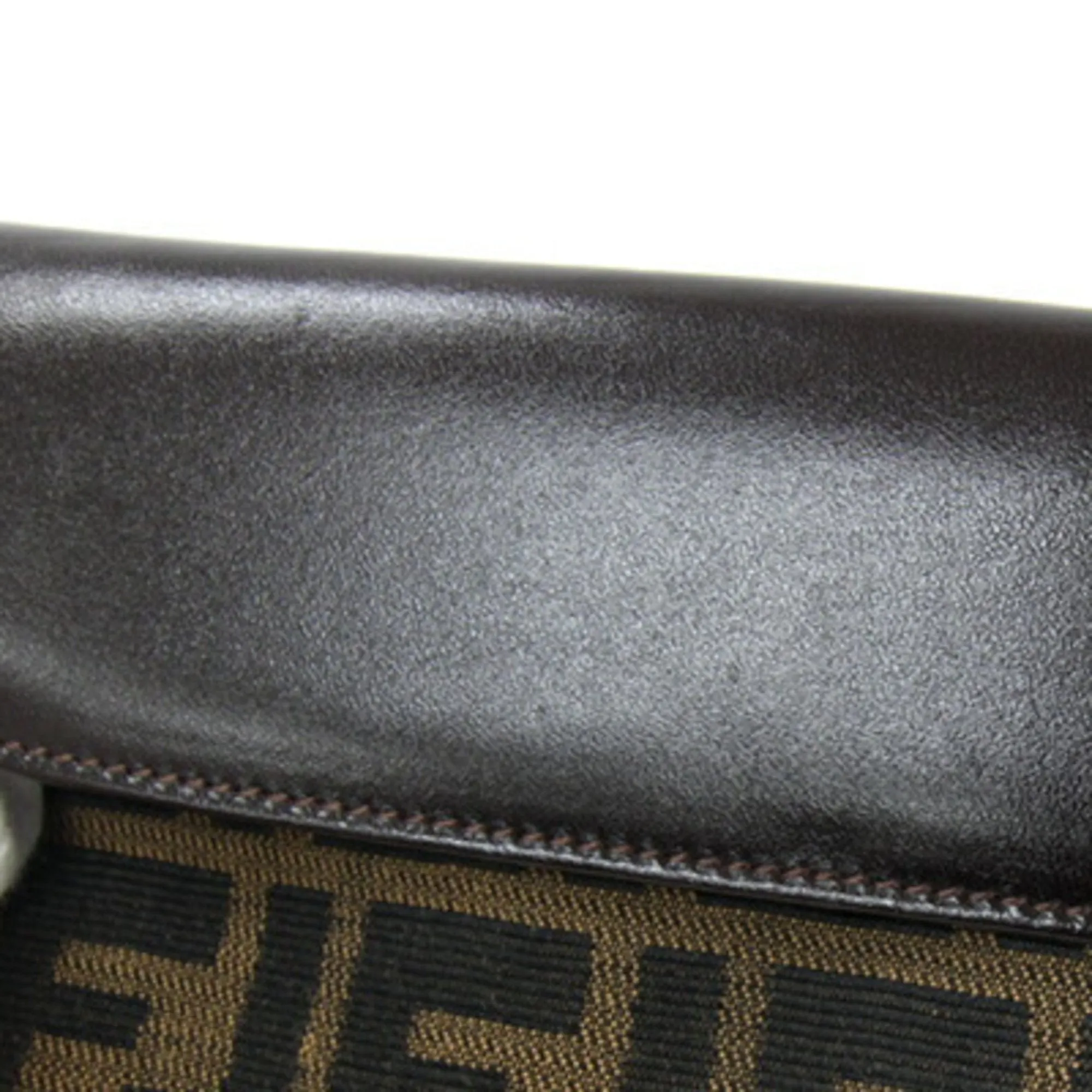 Fendi Jacquard Leather Long Wallet (Bi-Fold) (Pre-Owned)