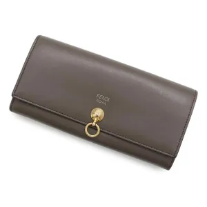 Fendi Leather Long Wallet (Bi-Fold) (Pre-Owned)