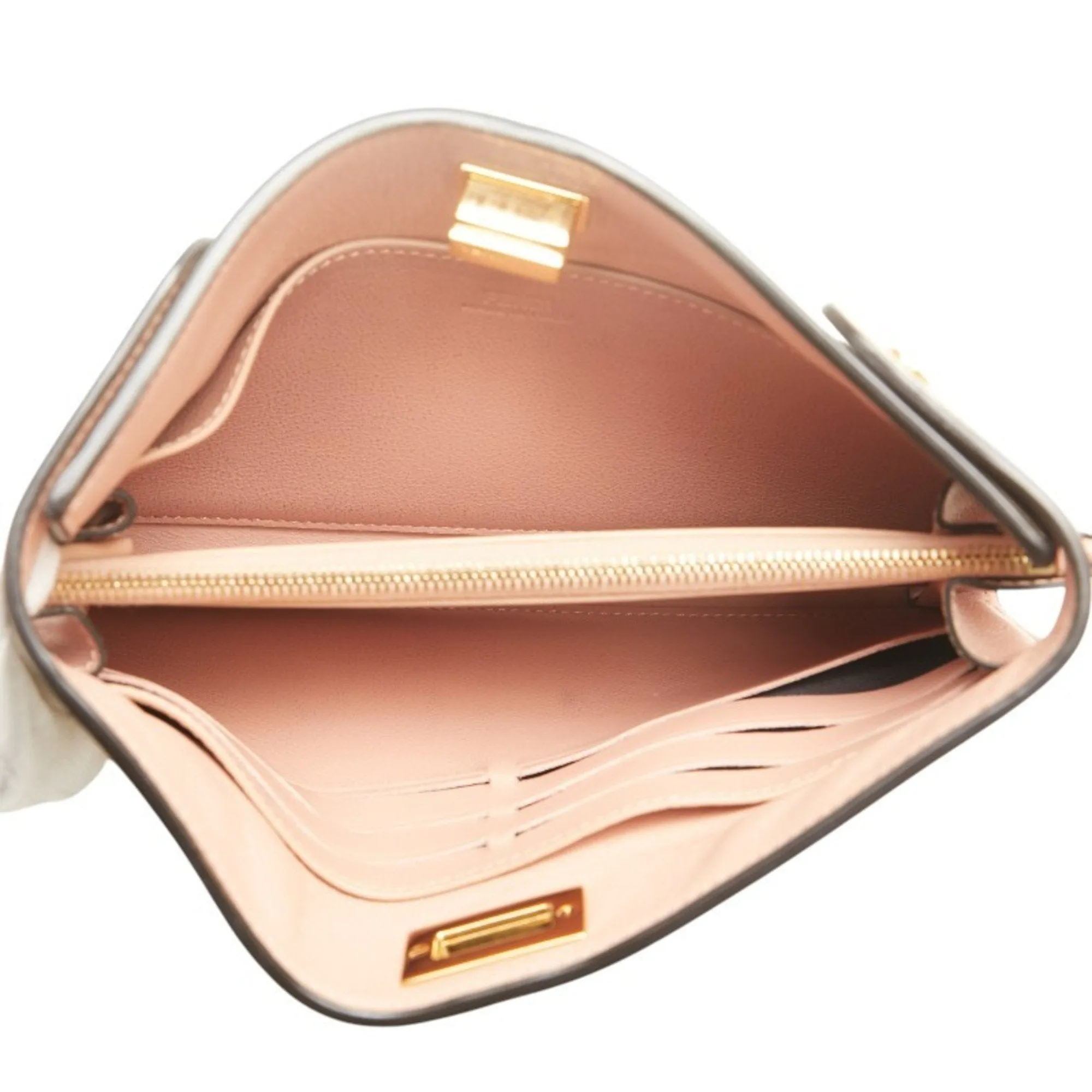 Fendi Leather Long Wallet (Bi-Fold) (Pre-Owned)