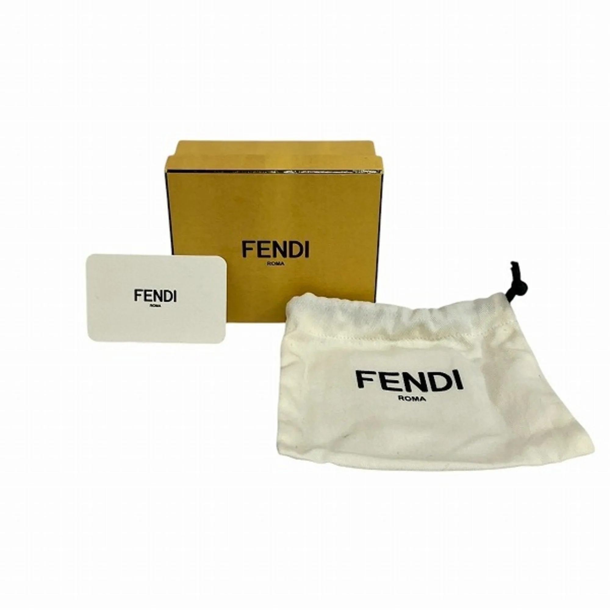 Fendi Leather Wallet (Tri-Fold) (Pre-Owned)