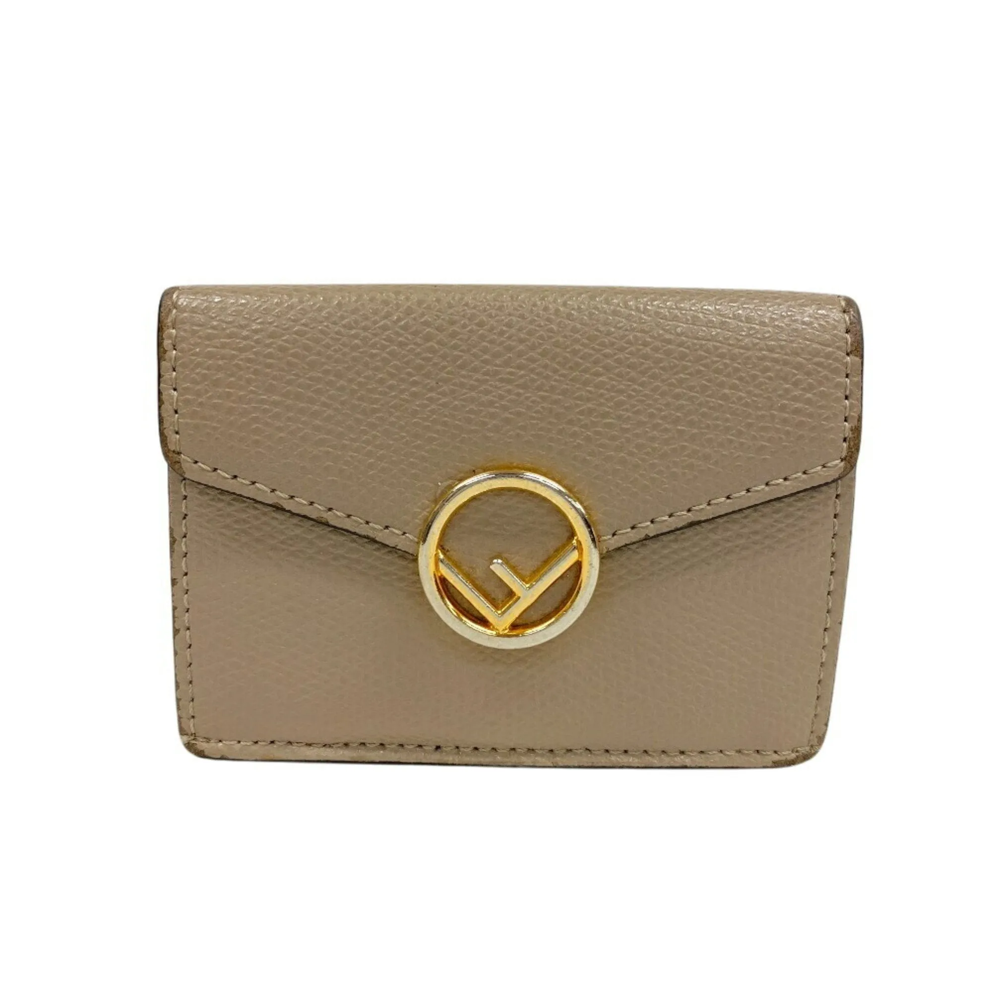 Fendi Leather Wallet (Tri-Fold) (Pre-Owned)