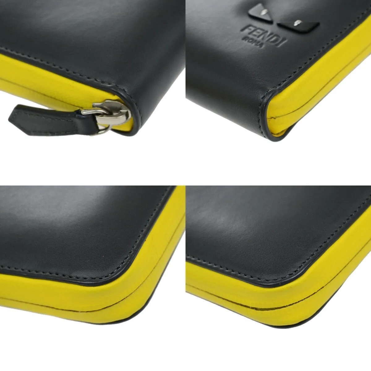 Fendi Monster Leather Wallet (Pre-Owned)