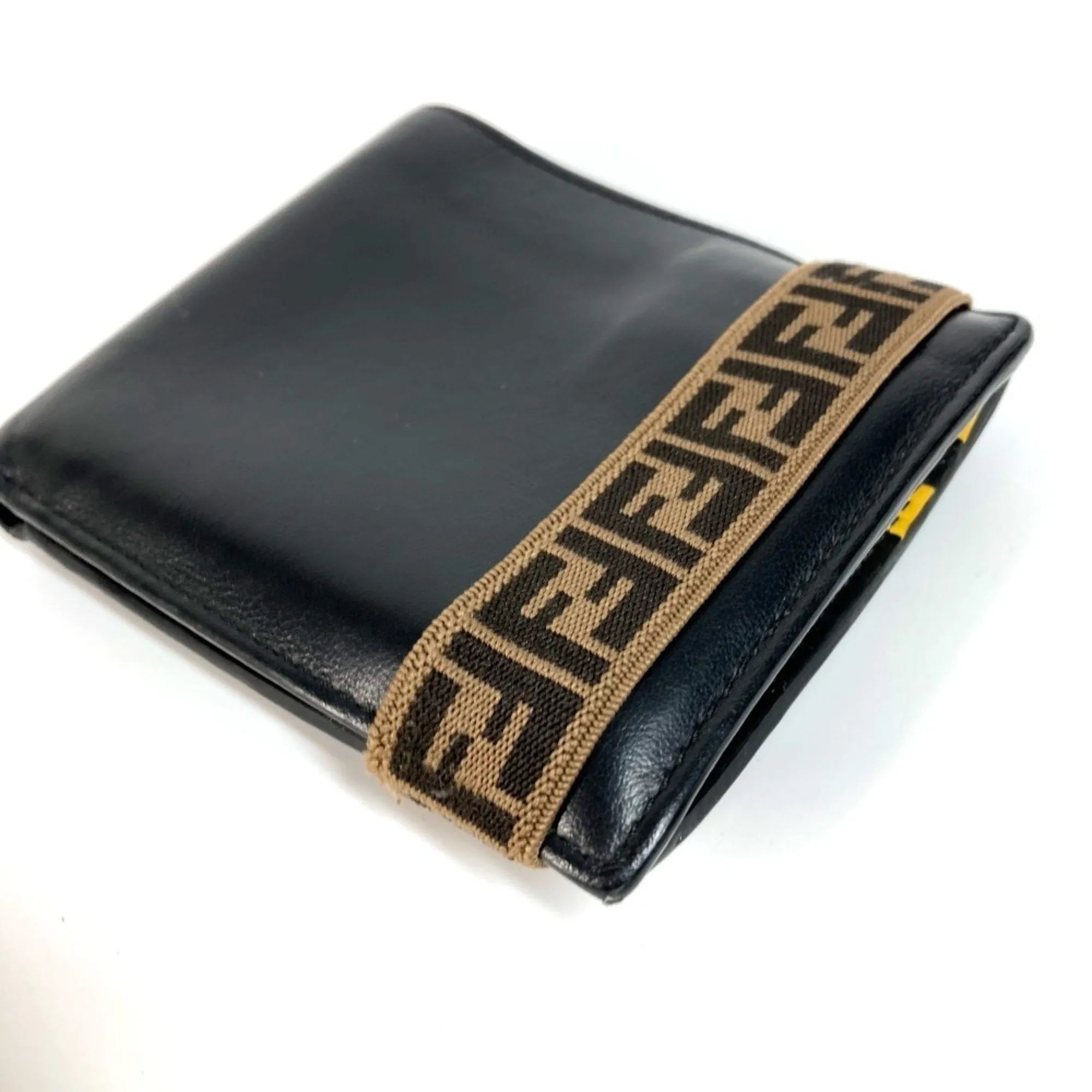 Fendi Zucca  Leather Wallet (Bi-Fold) (Pre-Owned)