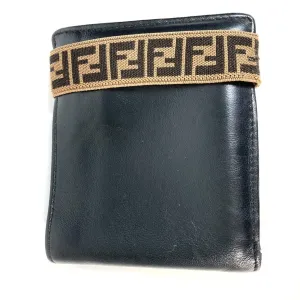 Fendi Zucca  Leather Wallet (Bi-Fold) (Pre-Owned)