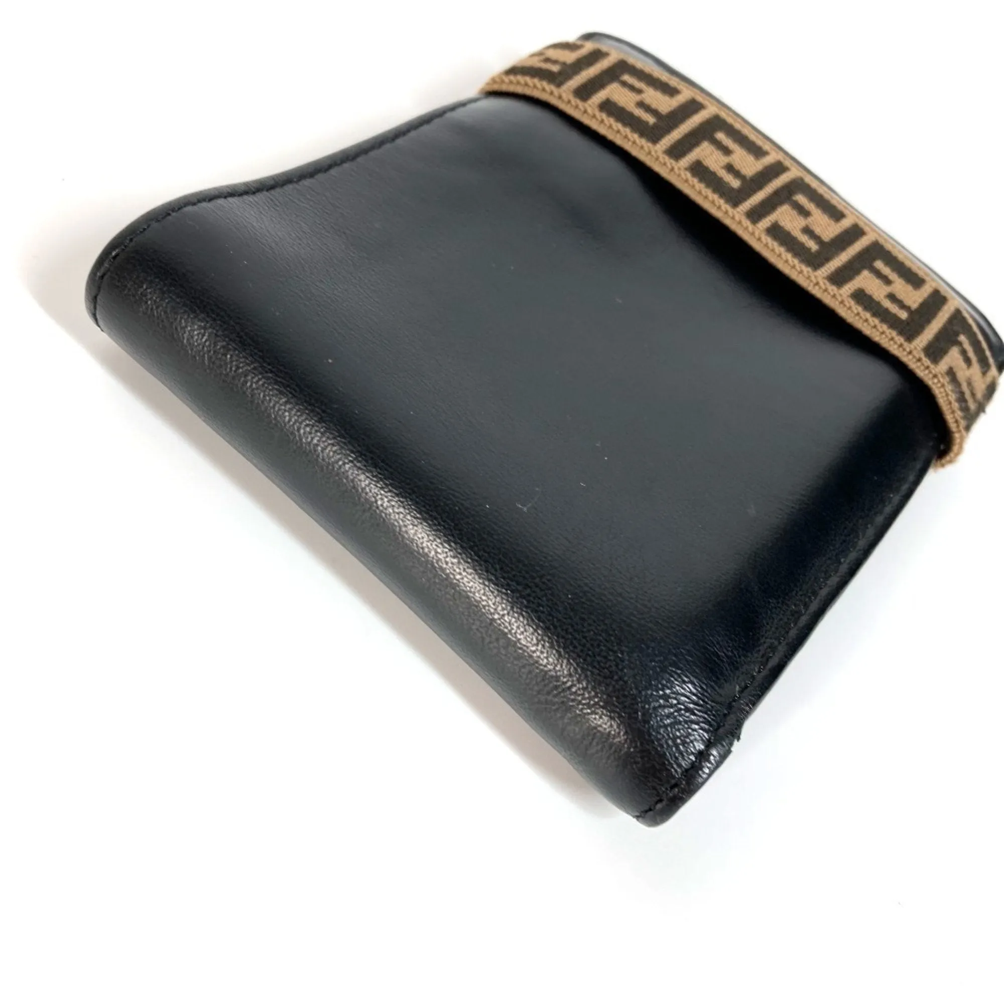 Fendi Zucca  Leather Wallet (Bi-Fold) (Pre-Owned)