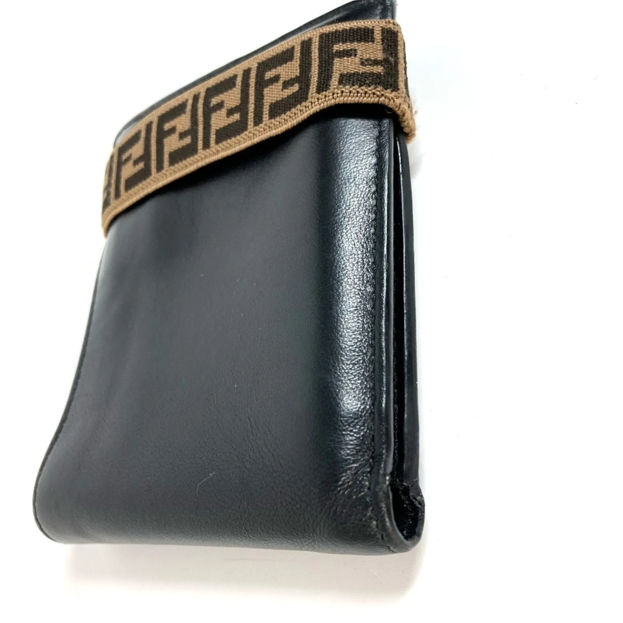 Fendi Zucca  Leather Wallet (Bi-Fold) (Pre-Owned)