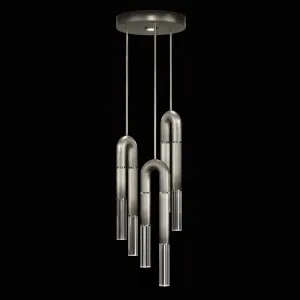 Fine Art Antonia 923840-720ST Chandelier Light - Silver Chandeliers Lighting bundle deal