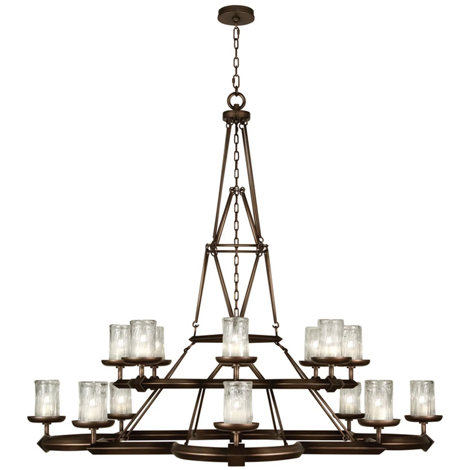 Fine Art Liaison 860540ST Chandelier Light - Bronze Chandeliers Lighting bundle deal