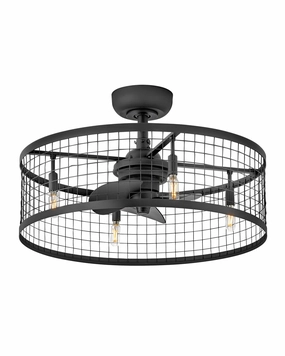 Finnigan 24" LED Fandelier Matte Black Fandeliers FANS on sale now
