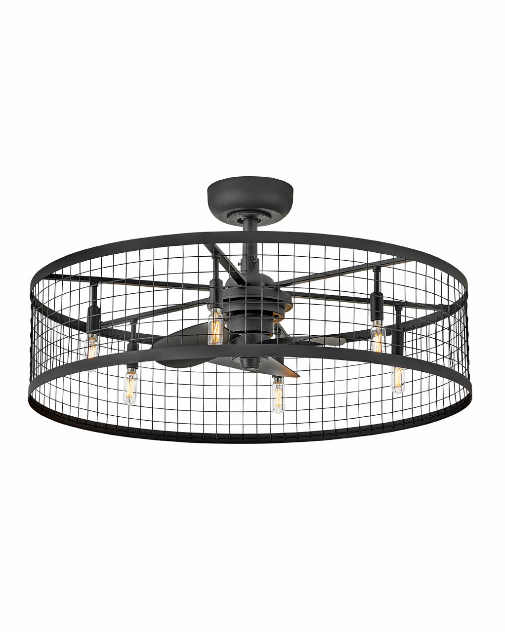 Finnigan 30" LED Fandelier Matte Black Fandeliers FANS on sale now