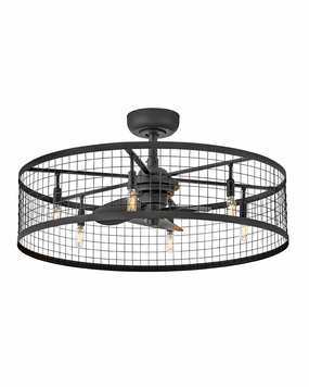 Finnigan 30" LED Fandelier Matte Black Fandeliers FANS on sale now