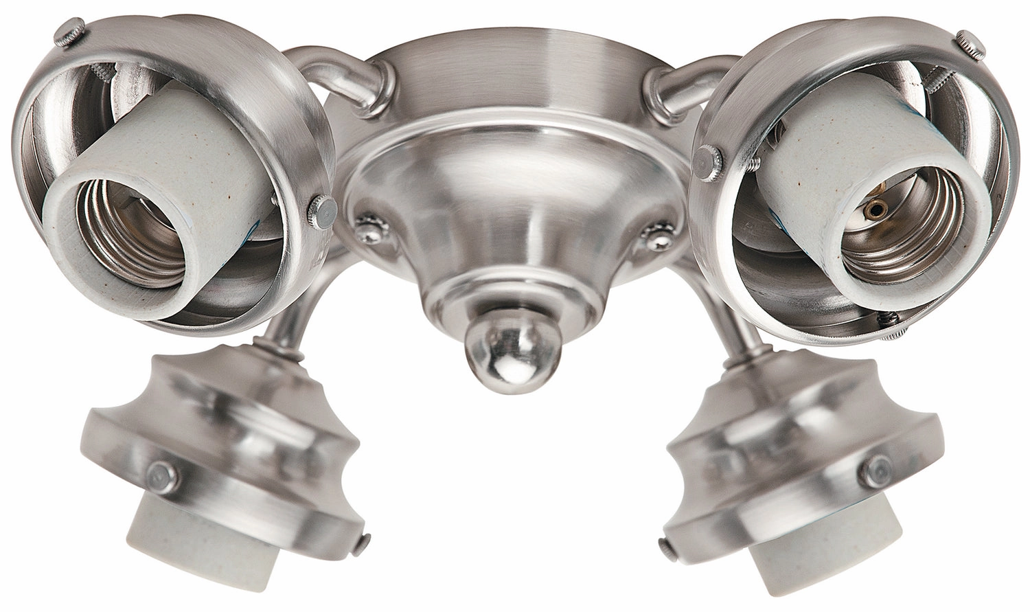 Fitter Four Light Fitter Brushed Nickel Small Fans FANS special offer