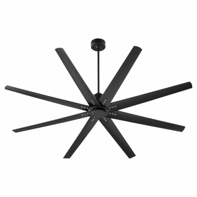Fleet 72"Ceiling Fan Black W/ Black Blades Large Fans FANS best price