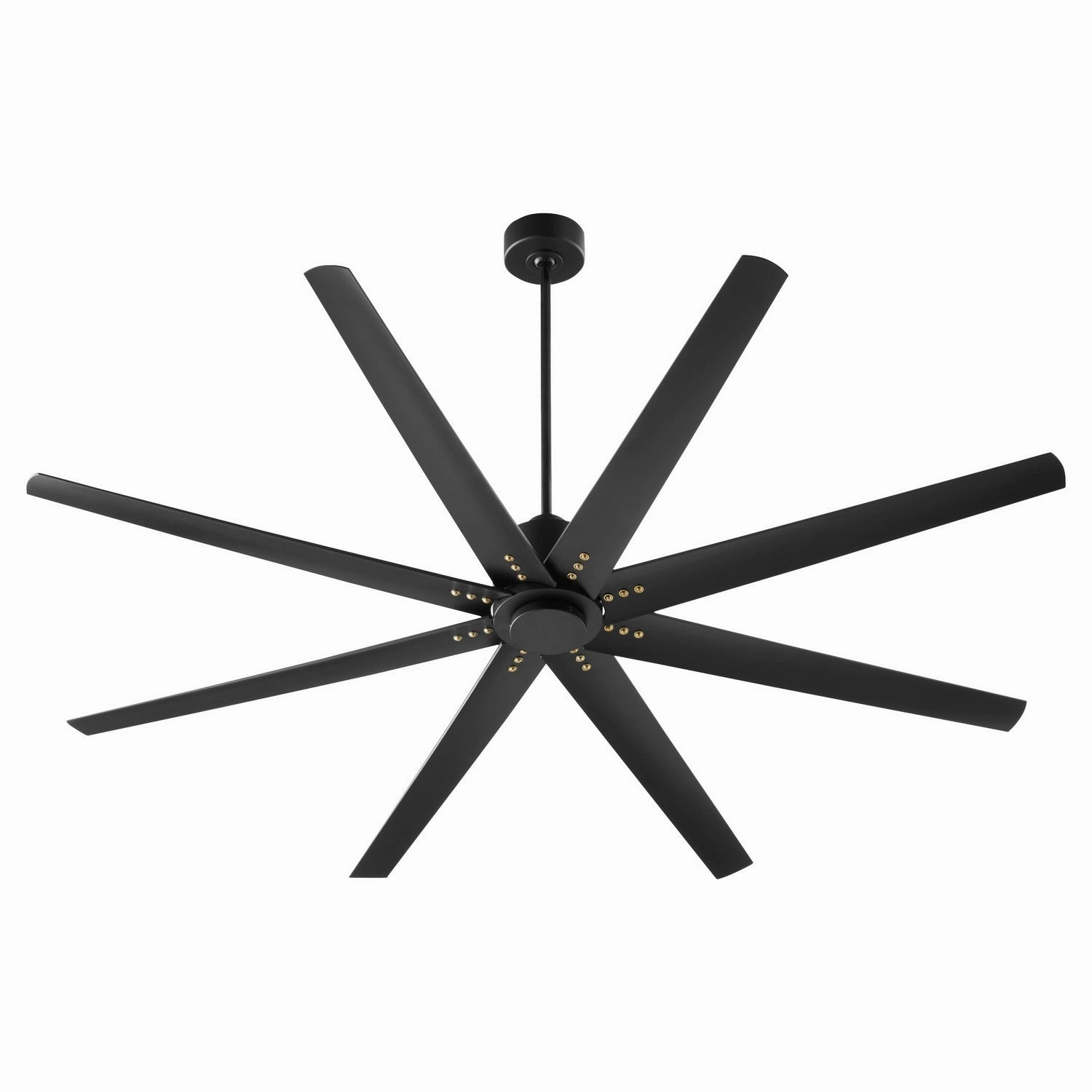 Fleet 72"Ceiling Fan Black W/ Black Blades Large Fans FANS best price
