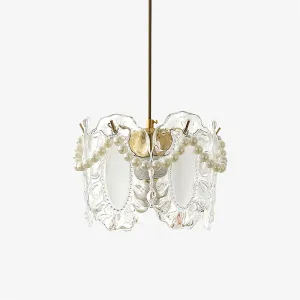 Floral Glass Pendant Lamp Bedroom Lights store offer