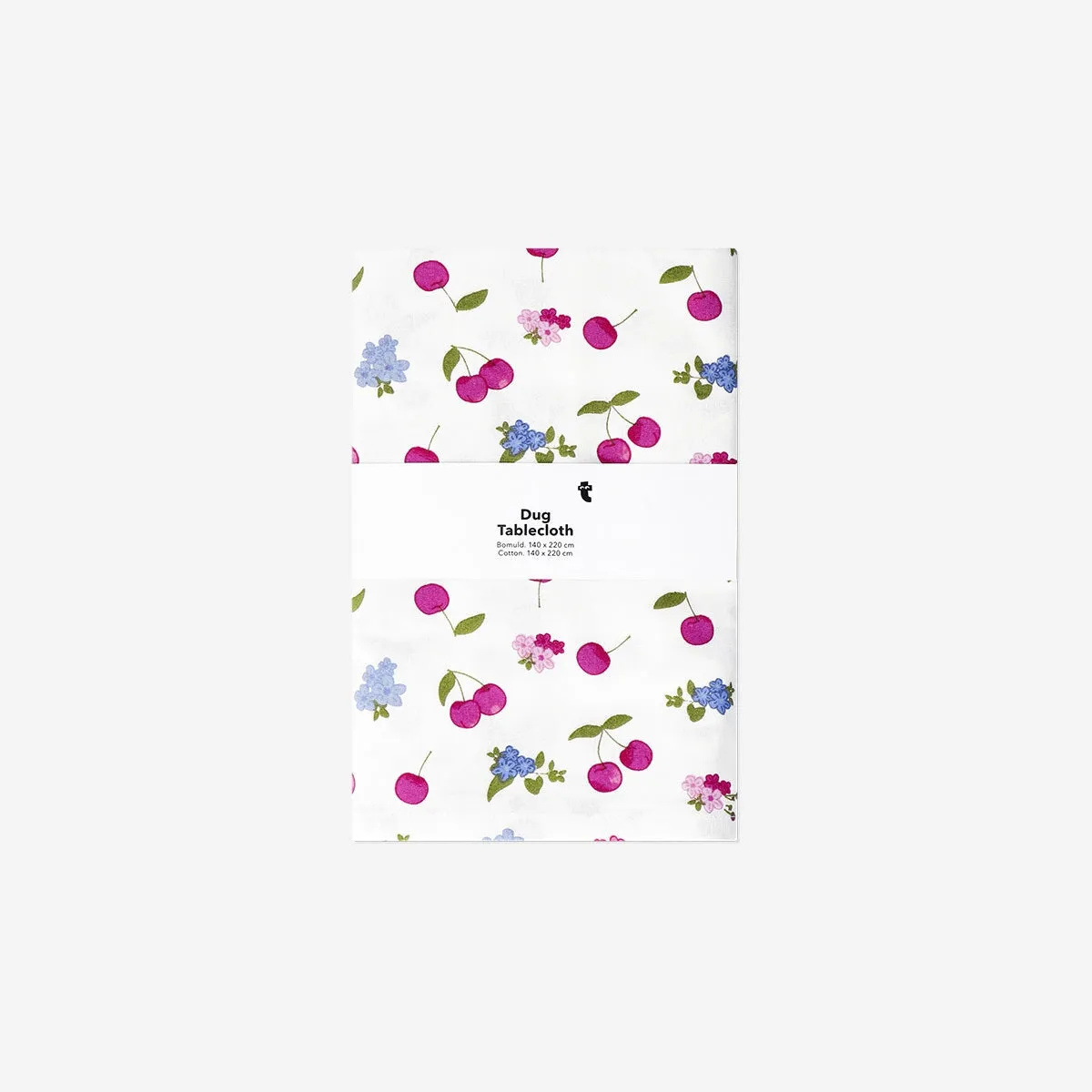 Floral tablecloth with cherries - 140 x 220 cm Home Decor clearance sale