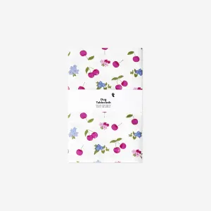 Floral tablecloth with cherries - 140 x 220 cm Home Decor clearance sale