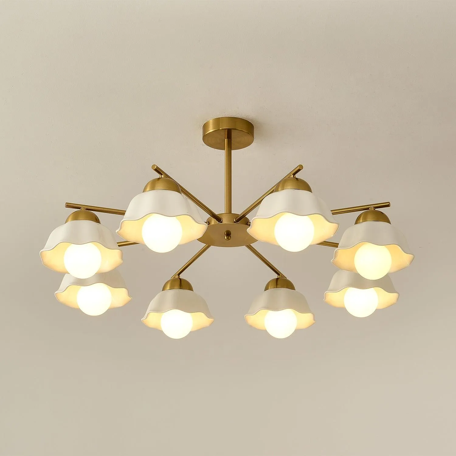Flower Shade Chandelier