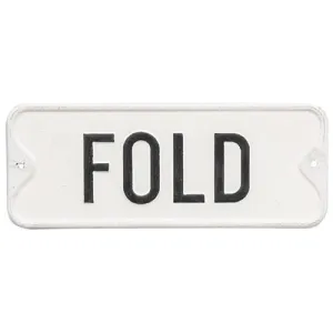 *Fold Farmhouse Metal Sign Decorative Accessories value pack