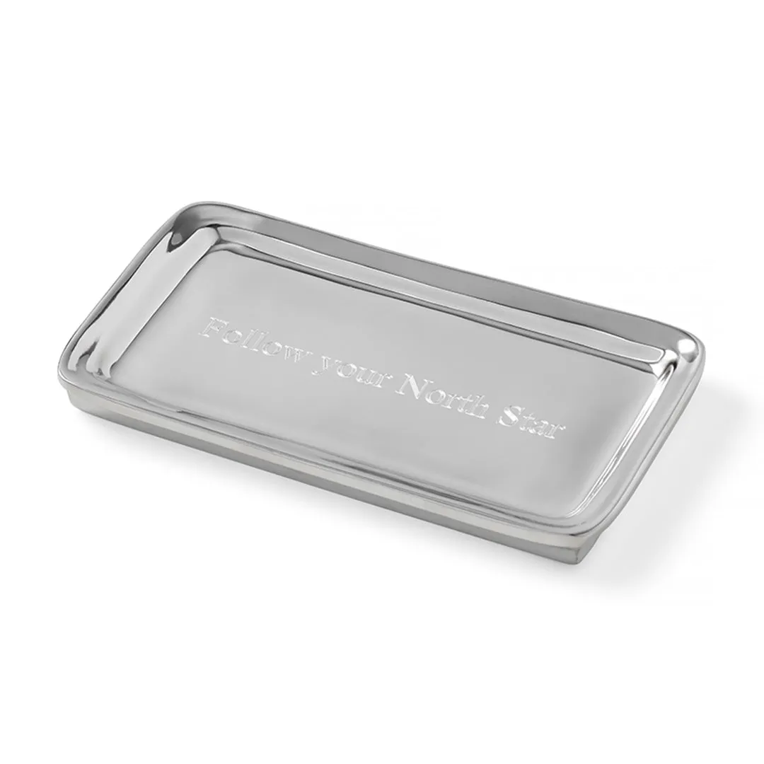 Follow Your North Star Tray Trinket Trays & Boxes cheap