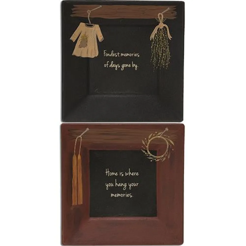 *Fondest Memories Plate - 2 Asstd. Decorative Accessories low price