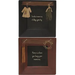 *Fondest Memories Plate - 2 Asstd. Decorative Accessories low price