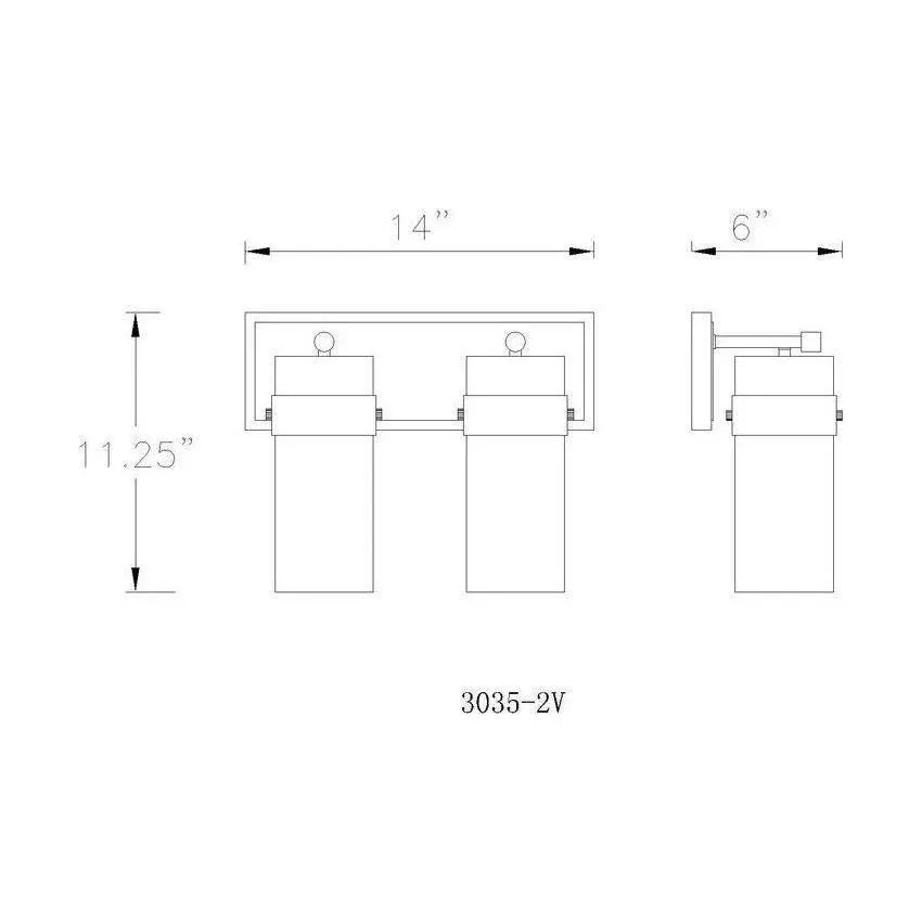 Fontaine 2-Light Vanity Light