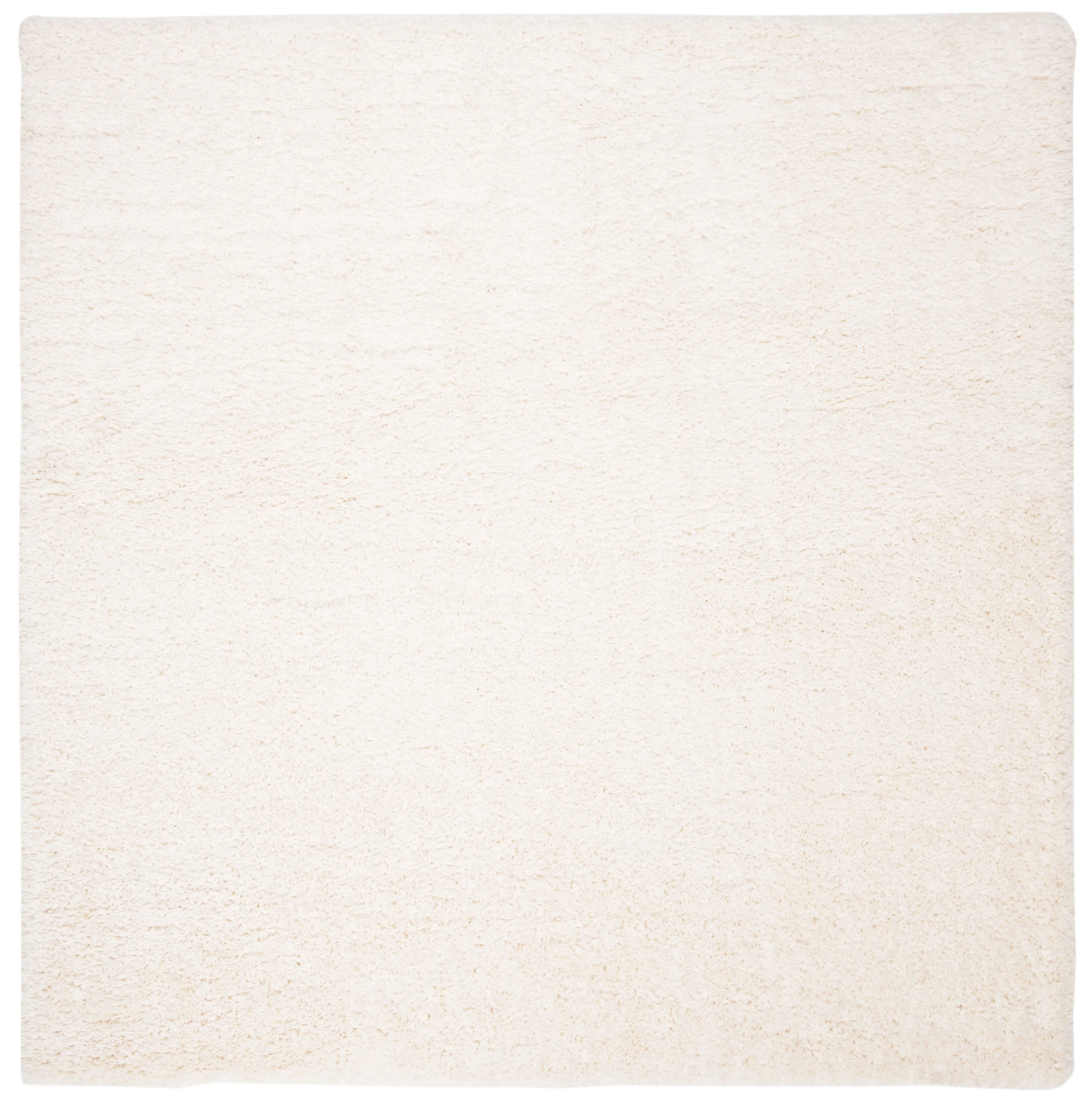 Fontana Shag  Area Rug, Ivory Flokati Style Non-Shedding