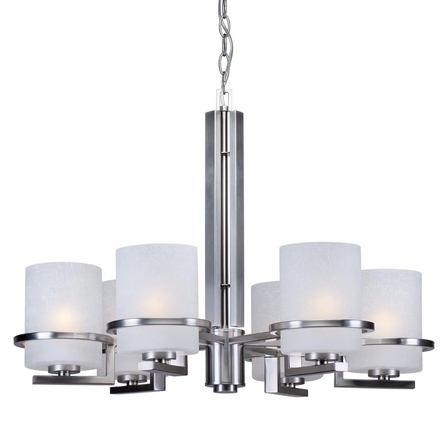 Forte 2405-06-55 Chandelier Light - Brushed Nickel Chandeliers Lighting value pack
