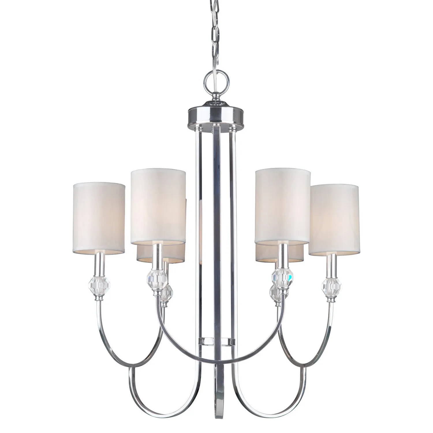 Forte 7042-06-05 Chandelier Light - Chrome Chandeliers Lighting value pack