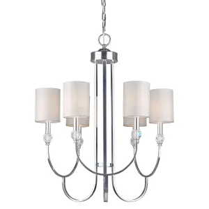 Forte 7042-06-05 Chandelier Light - Chrome Chandeliers Lighting value pack