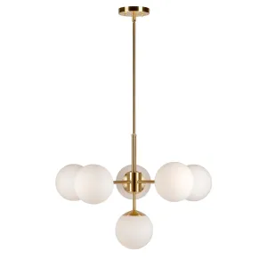 Forte Farrell 2745-06-12 Chandelier Light - Soft Gold Chandeliers Lighting value pack