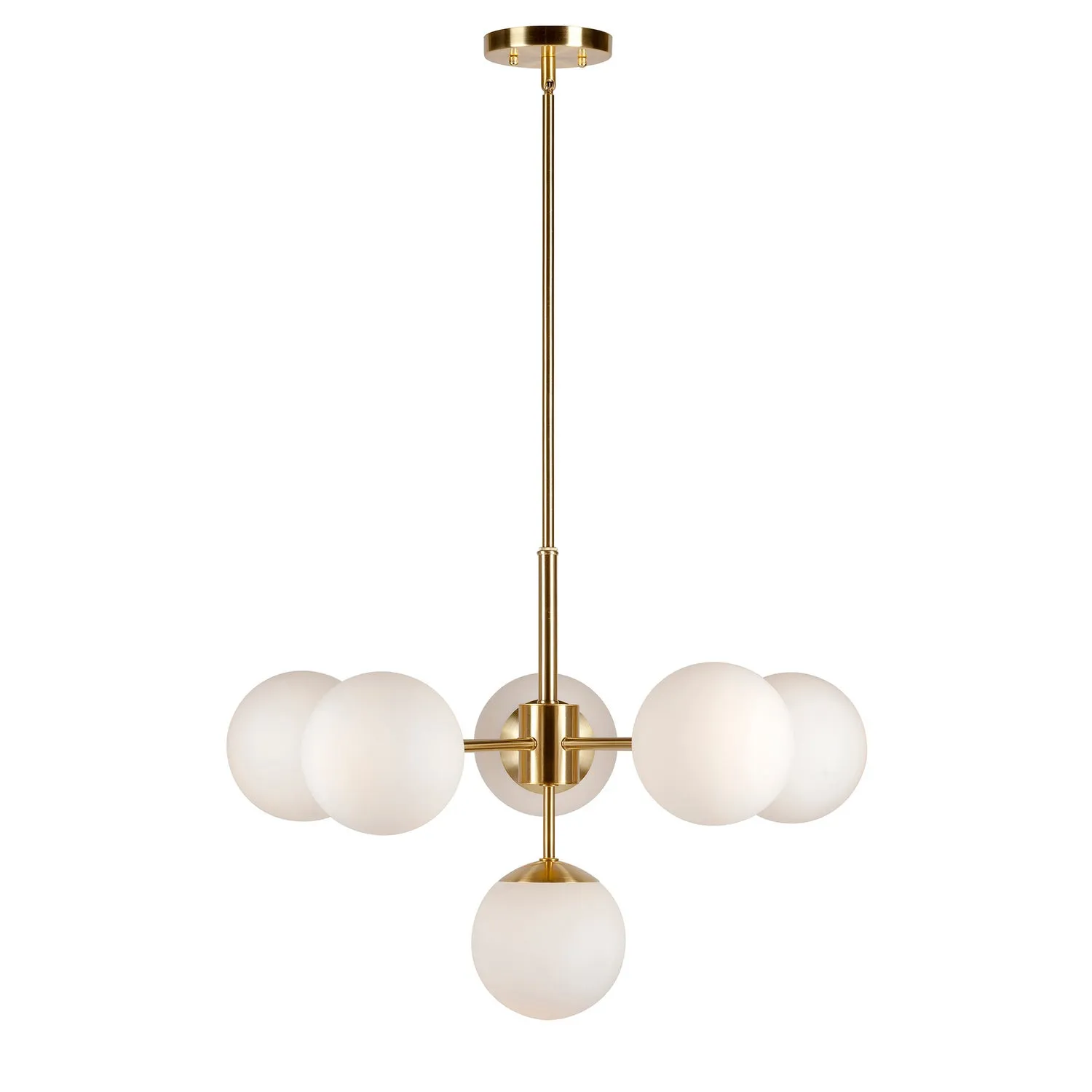 Forte Farrell 2745-06-12 Chandelier Light - Soft Gold Chandeliers Lighting value pack