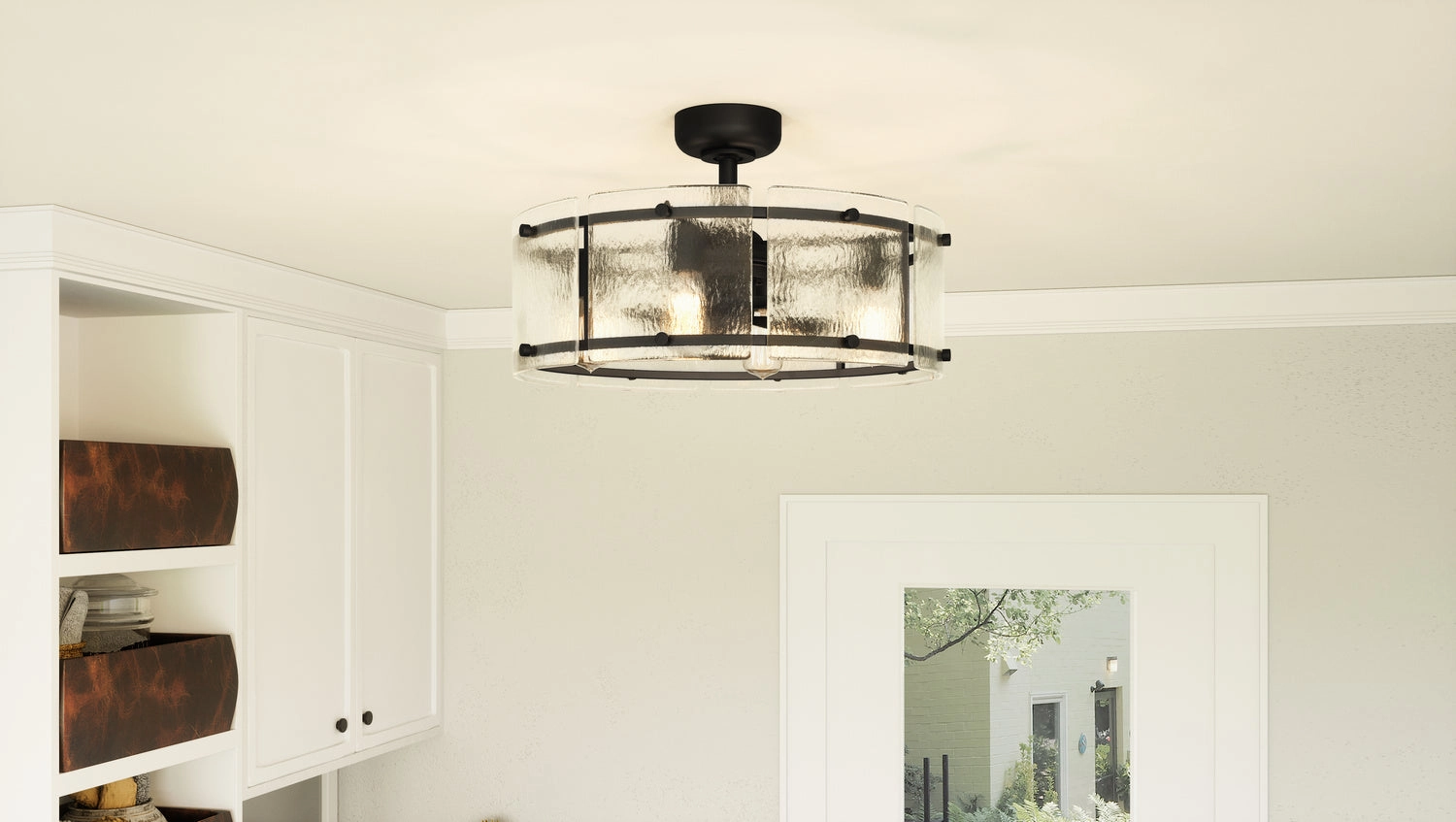 Fortress Four Light Fandelier Earth Black Fandeliers at discount prices