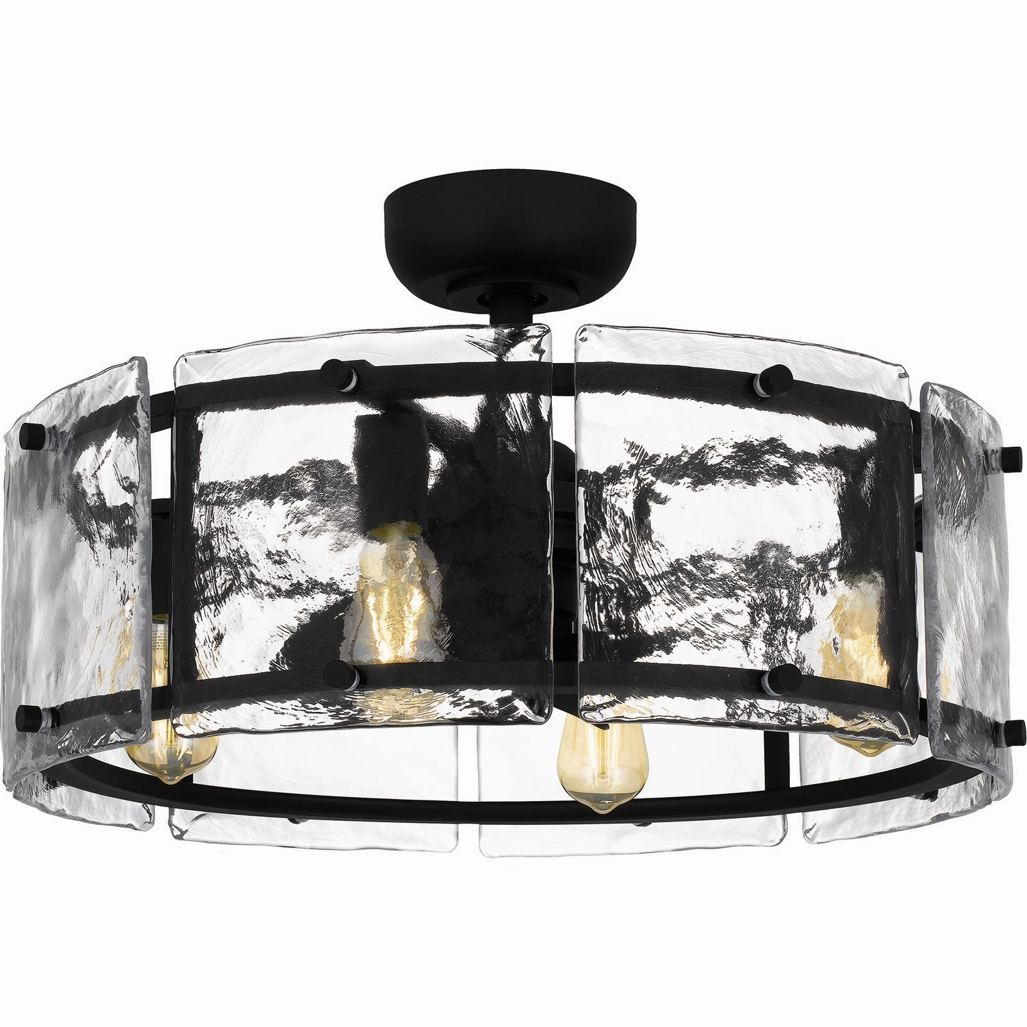 Fortress Four Light Fandelier Earth Black Fandeliers FANS on sale now