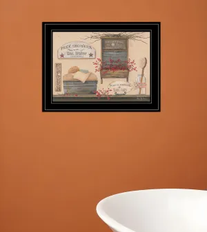 Free Showers 3 Black Framed Print Bathroom Wall Art Wall Decor online discounts