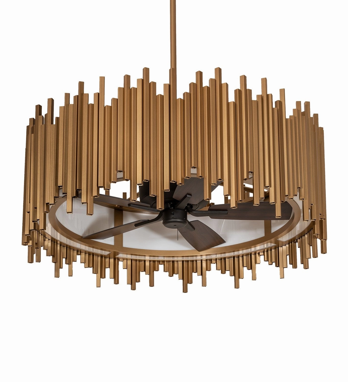 Frequency Eight Light Chandel-Air Gold Metallic Large Ceiling Fans online store