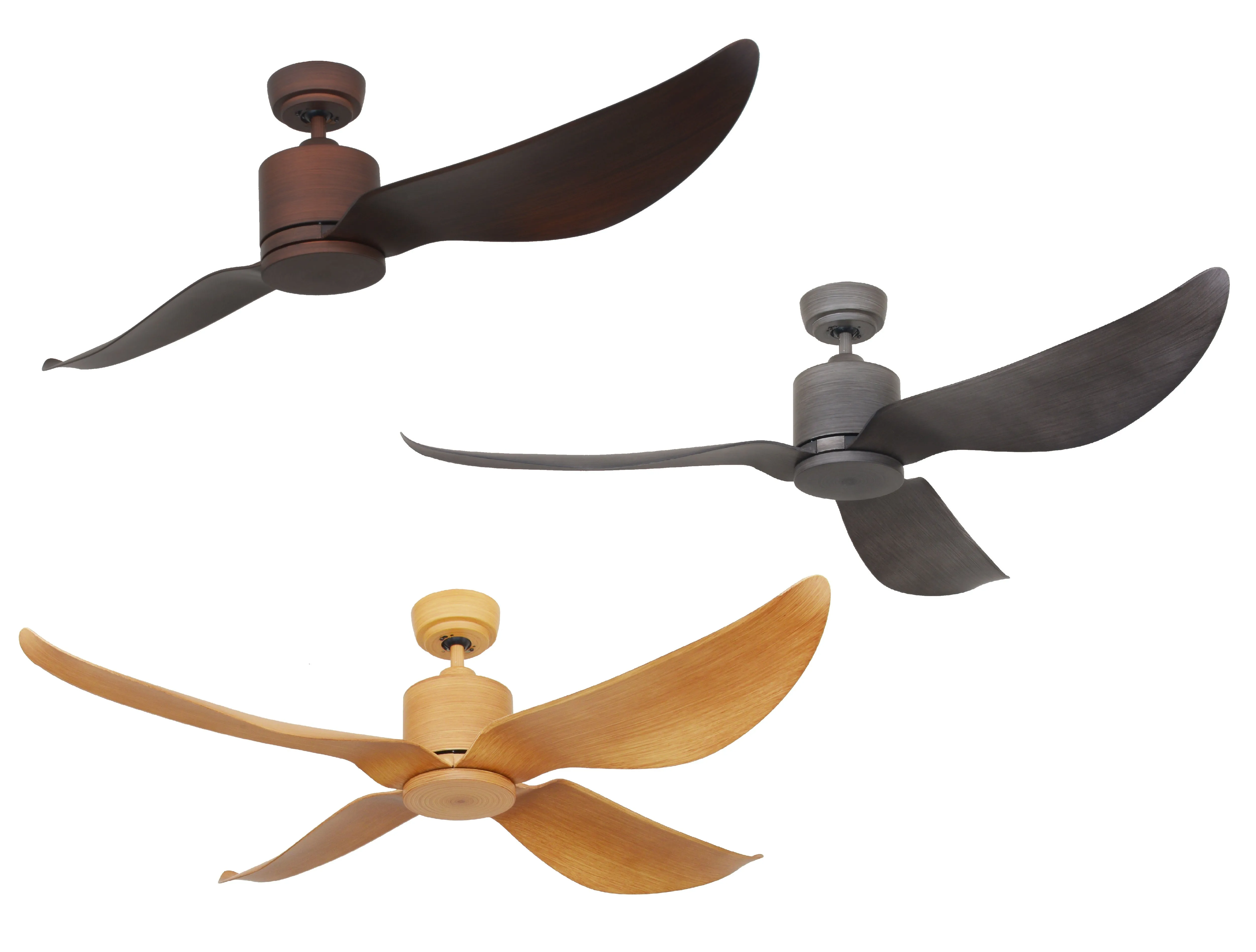 FT-TWS-1 46"/52" DC MOTOR CEILING FAN   OPTIONAL DIM LIGHT Smart Fans Energy Saver