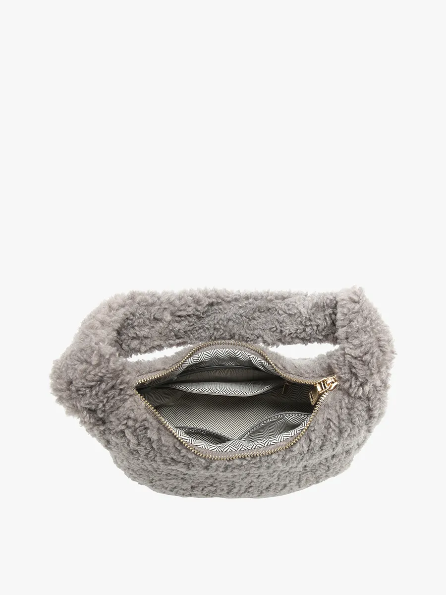 Gabrielle Vegan Sherpa Shoulder Bag