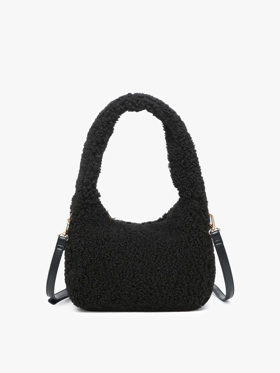 Gabrielle Vegan Sherpa Shoulder Bag
